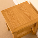 Top view - Newlyn Oak Lamp Table