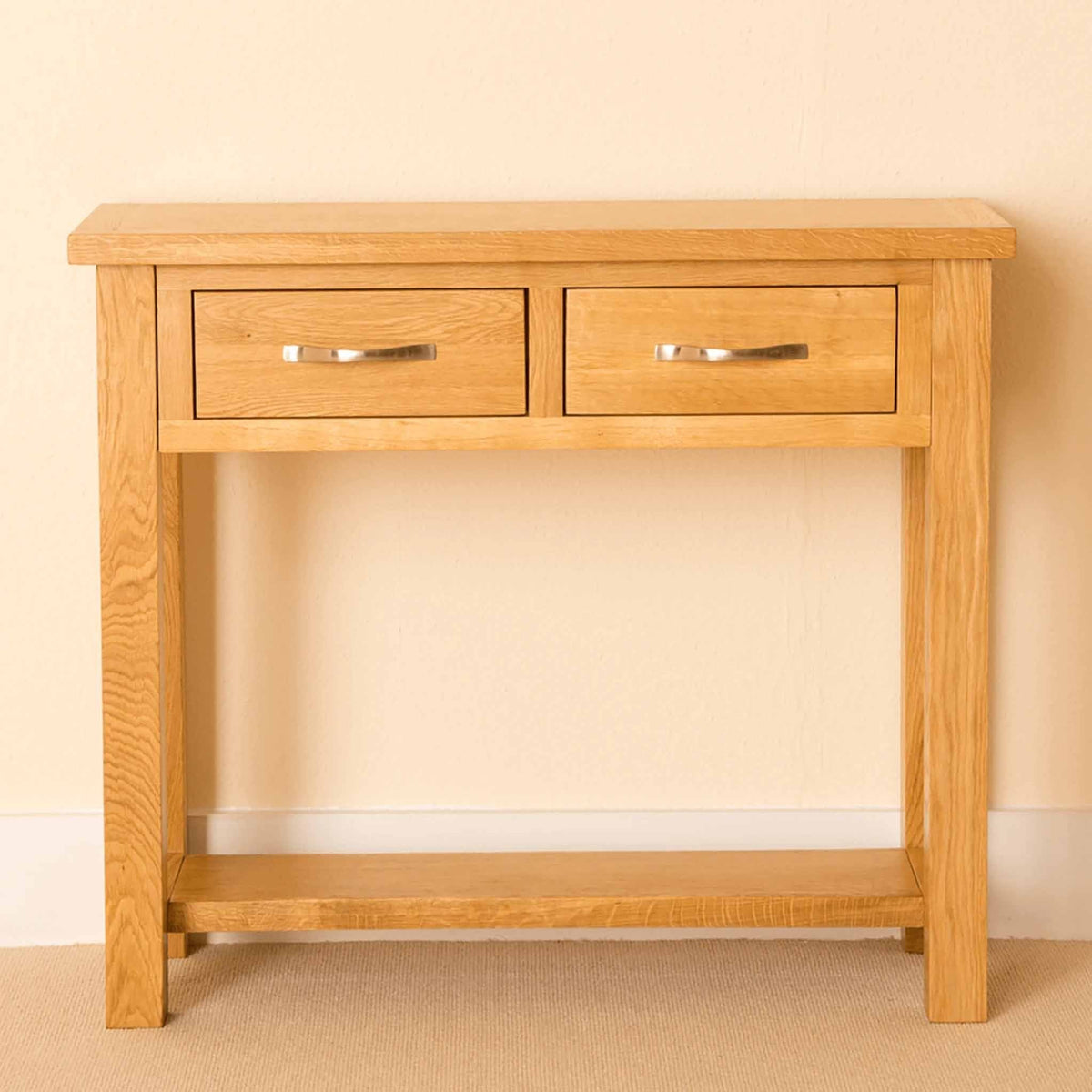 Newlyn Oak Console Table by Roseland Furniture