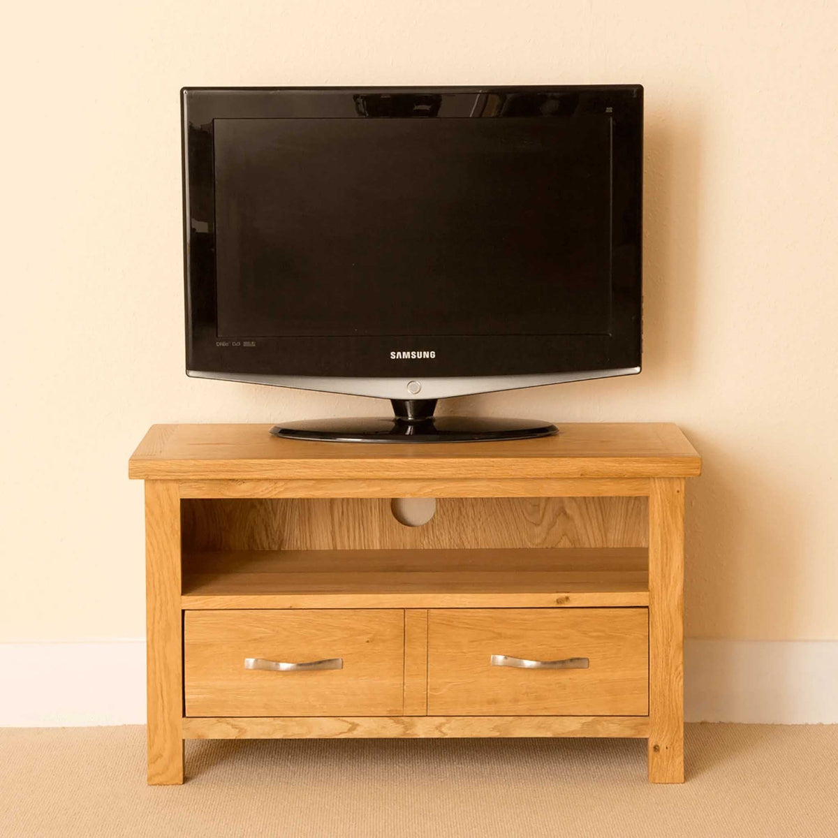 Newlyn Oak 80cm TV Stand by Roseland Furniture