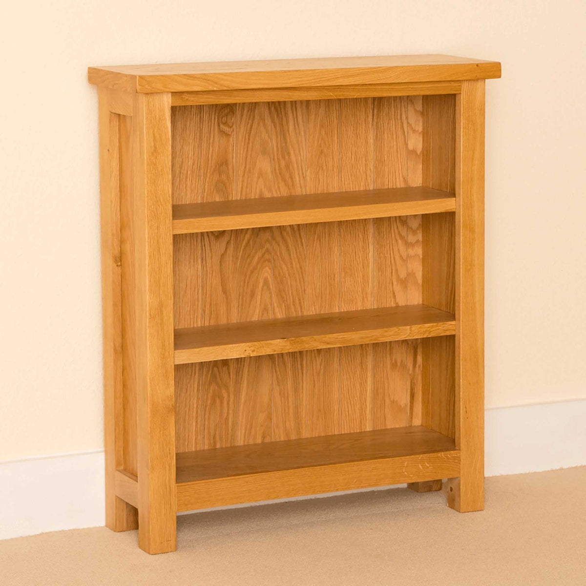 Newlyn Oak Small Bookcase by Roseland Furniture