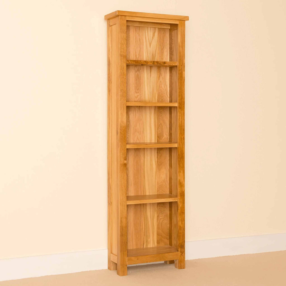 Newlyn Oak Narrow Bookcase