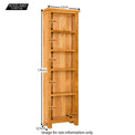 Newlyn Oak Narrow Bookcase - Size Guide