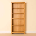 Newlyn Oak Large Bookcase by Roseland Furniture