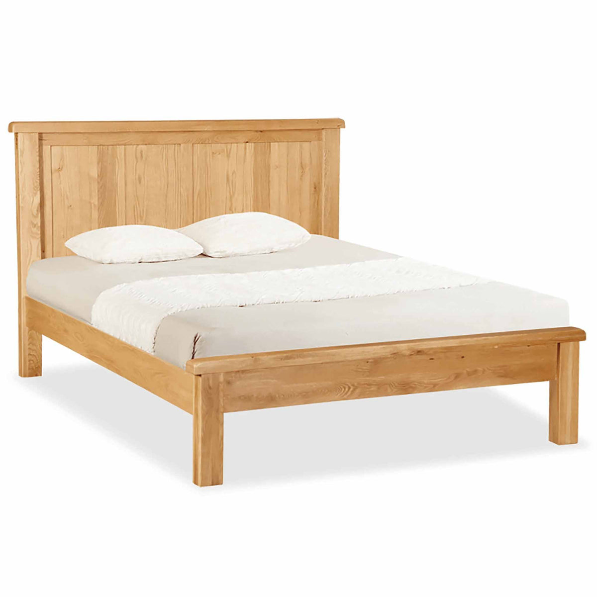 Zelak Oak Panelled  Bed from Roseland furniture