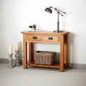 Zelah Oak Console Table