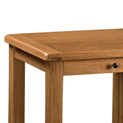 Zelah Oak Small Computer Desk