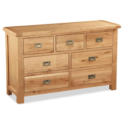 Zelah Oak 3 over 4 Chest of Drawers