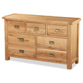 Zelah Oak 3 over 4 Chest of Drawers