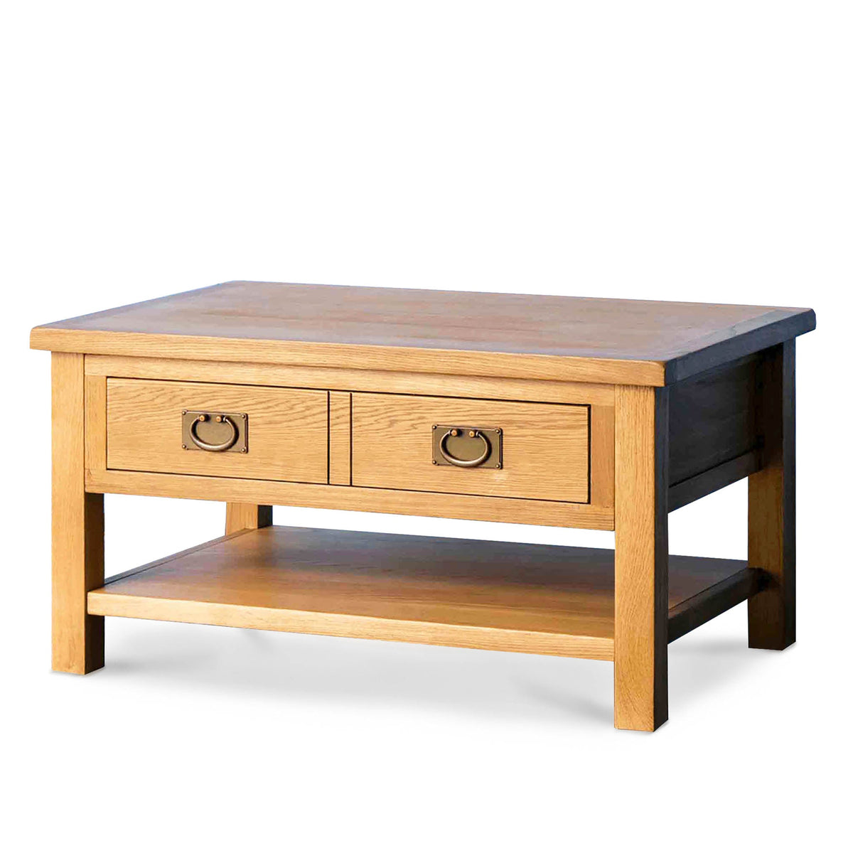 Surrey Oak Coffee Table with storage drawer