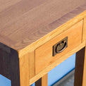 Top and drawer of Surrey Oak Telephone Table
