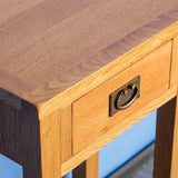 Top and drawer of Surrey Oak Telephone Table