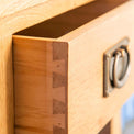 Drawer dovetail joint - Surrey Oak Telephone Table