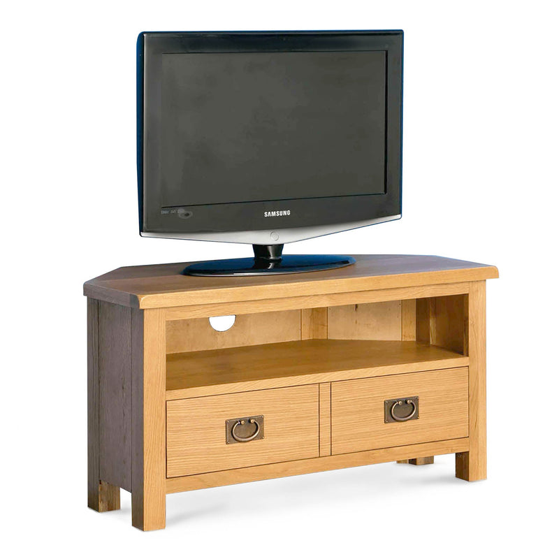 Corner TV Units & Stands Oak Corner TV Unit Roseland Tagged with