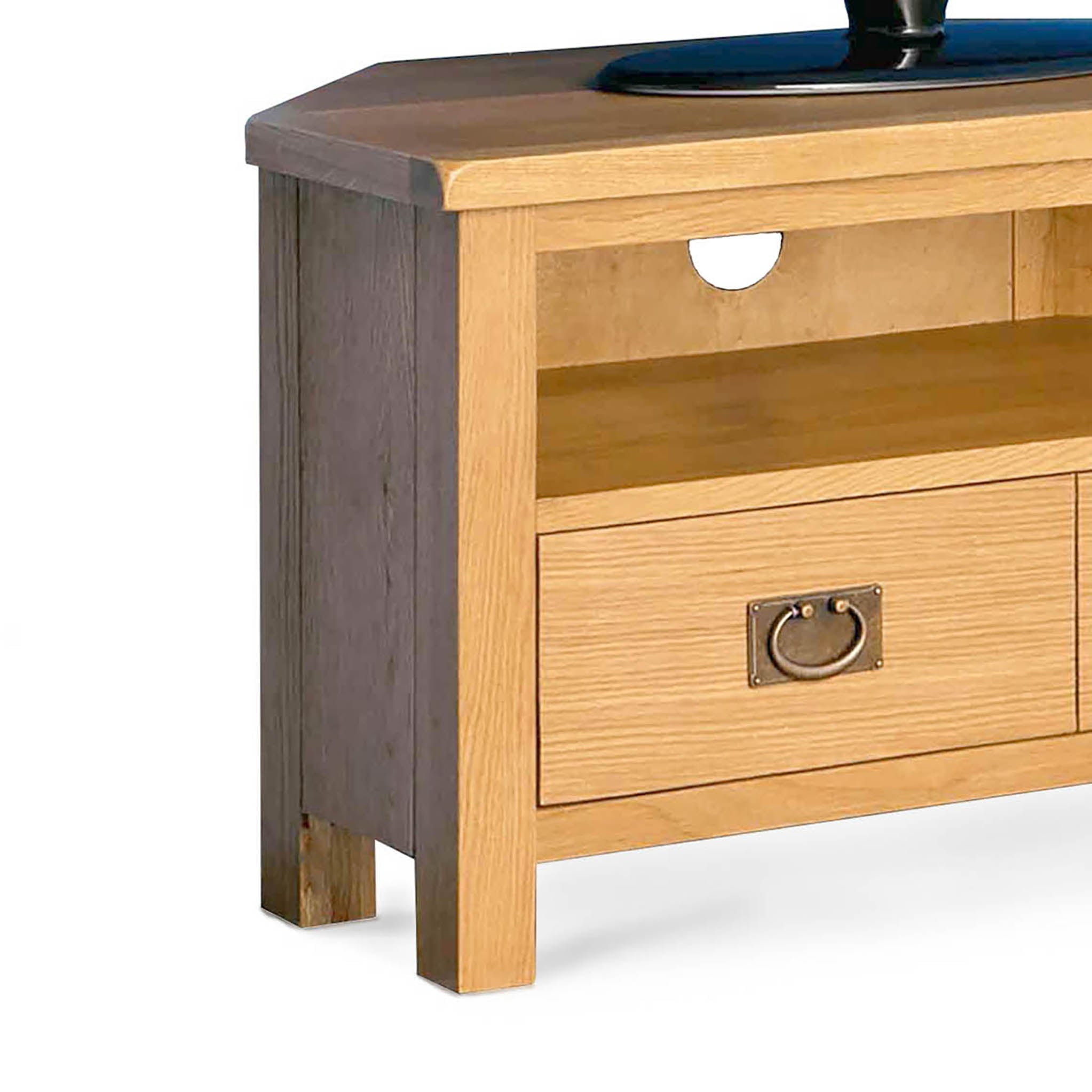 Surrey oak tv stand discount