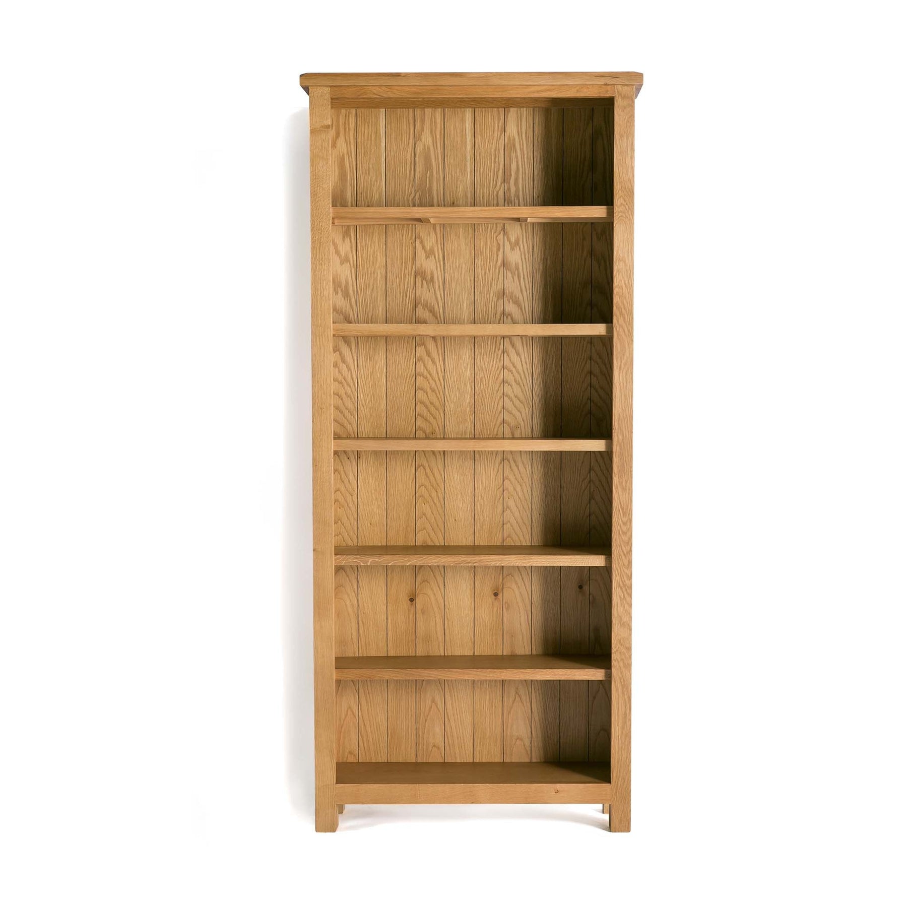 Surrey Oak Large Bookcase by Roseland Furniture