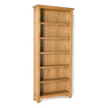 side view of the Surrey Oak Large Bookcase by Roseland Furniture
