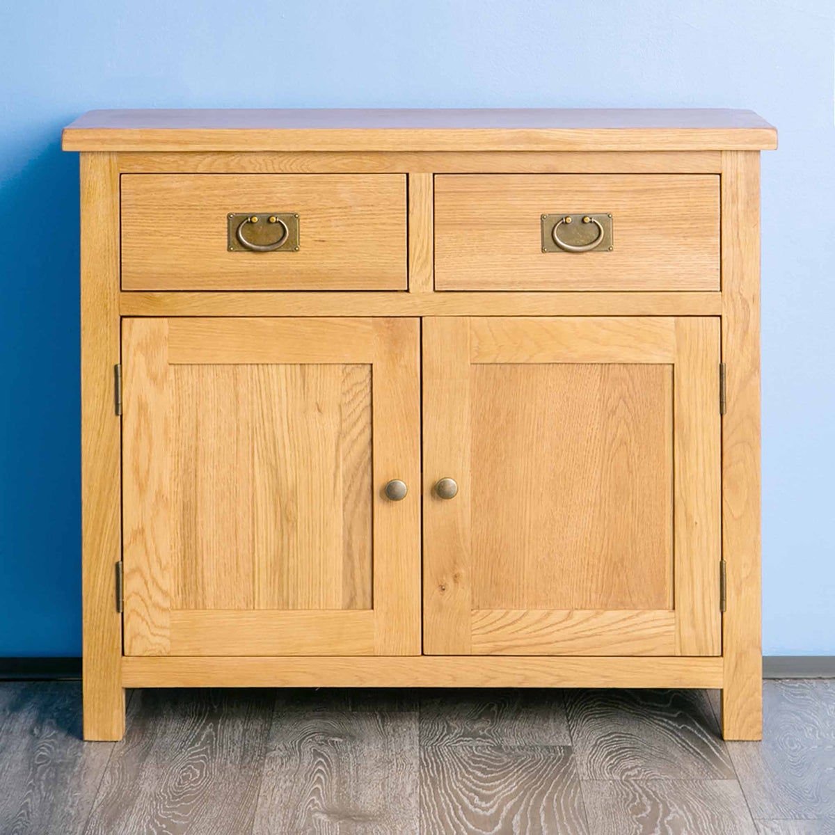 Surrey Oak Small Sideboard - Front view