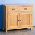 Surrey Oak Small Sideboard - Lifestyle side view