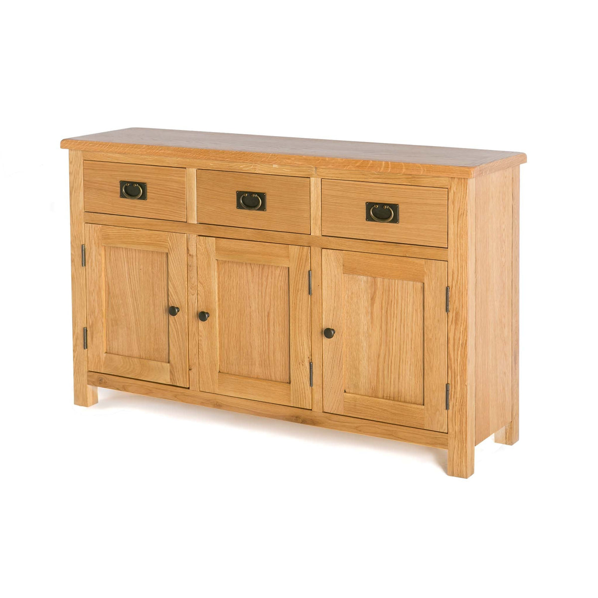 Surrey Oak Large Sideboard side view