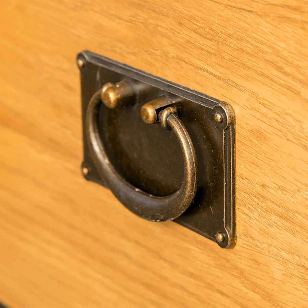 Drawer handle - Surrey Oak Triple Wardrobe & Drawers