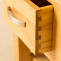 Dovetail joints on a London Oak Lamp Table
