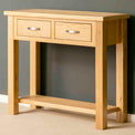 The London Oak Console Table by Roseland Furniture