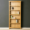 London Oak Large Bookcase - Lifestyle