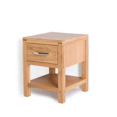 Abbey Light Oak Lamp Table