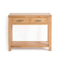 Abbey Light Oak Console Table by Roseland Furniture