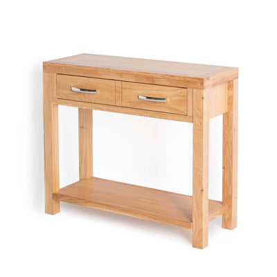 Abbey Light Oak Console Table