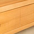 Back of drawer for the Abbey Light Oak Corner Television Stand by Roseland Furniture