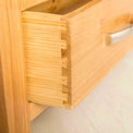 Single Drawer view of the Abbey Light Oak Corner TV Unit by Roseland Furniture
