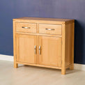 The Abbey Light Oak Small Sideboard Cabinet - Lifestyle