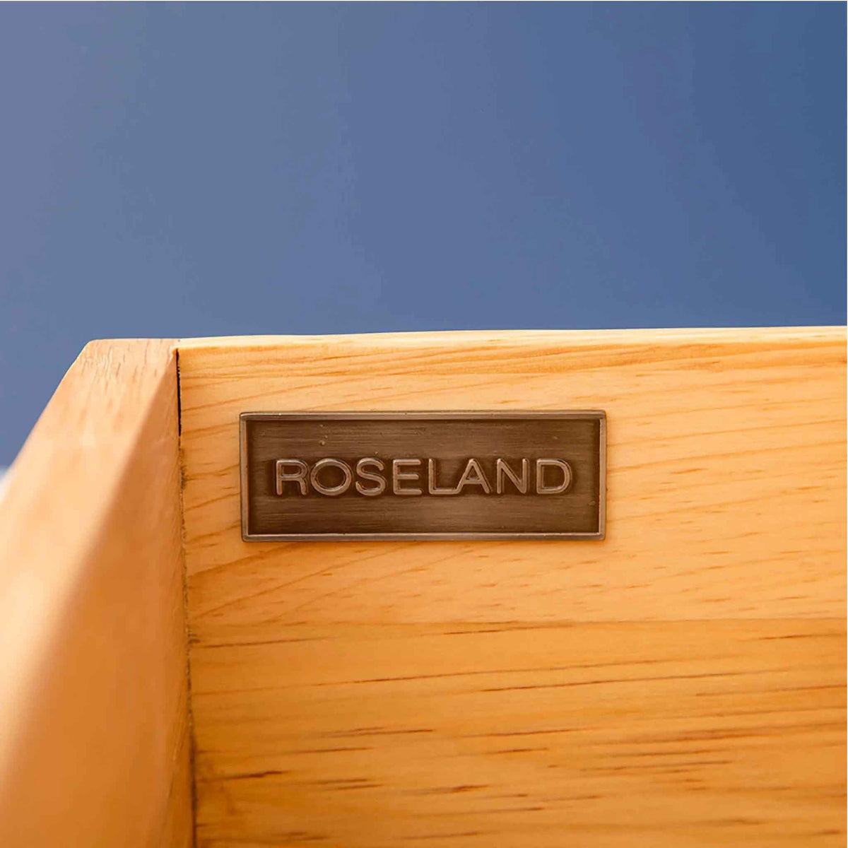 Roseland Furniture logo of the Abbey Light Oak Bedside Table
