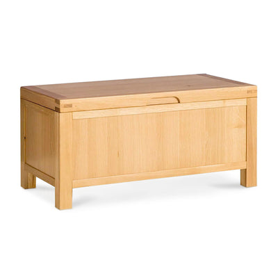 Abbey Light Oak Blanket Box