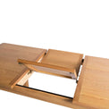 Hampshire Oak Small Extending Dining Table - Close Up Of Closing Sequence