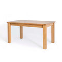 Hampshire Oak Small Extending Dining Table - Closed