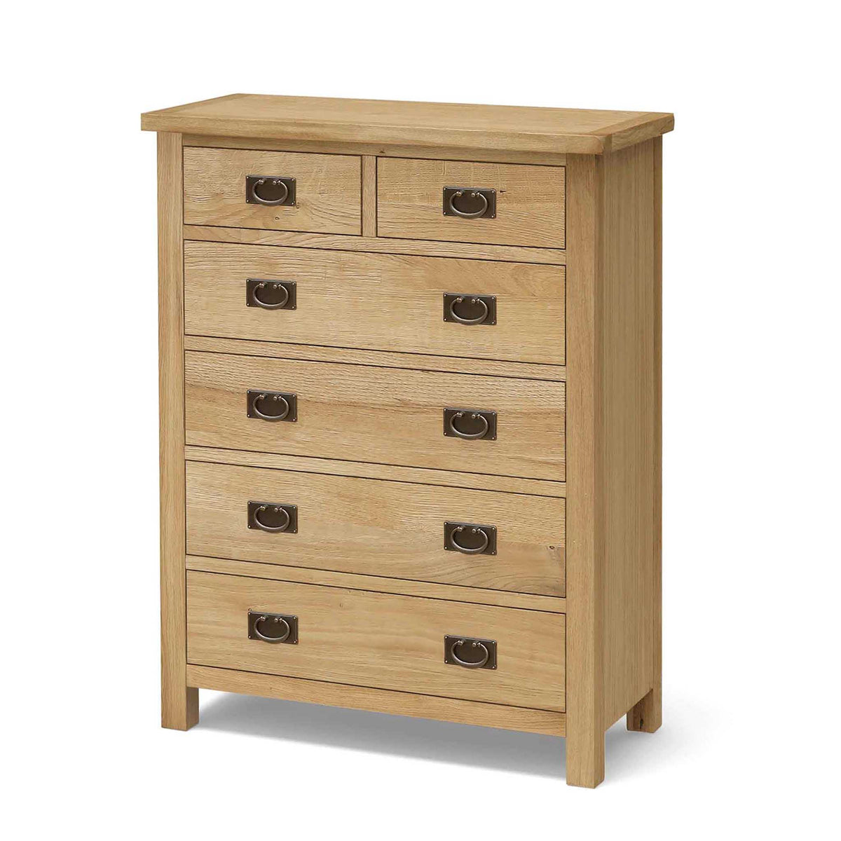 Surrey Oak 2 Over 4 Chest of Drawers  