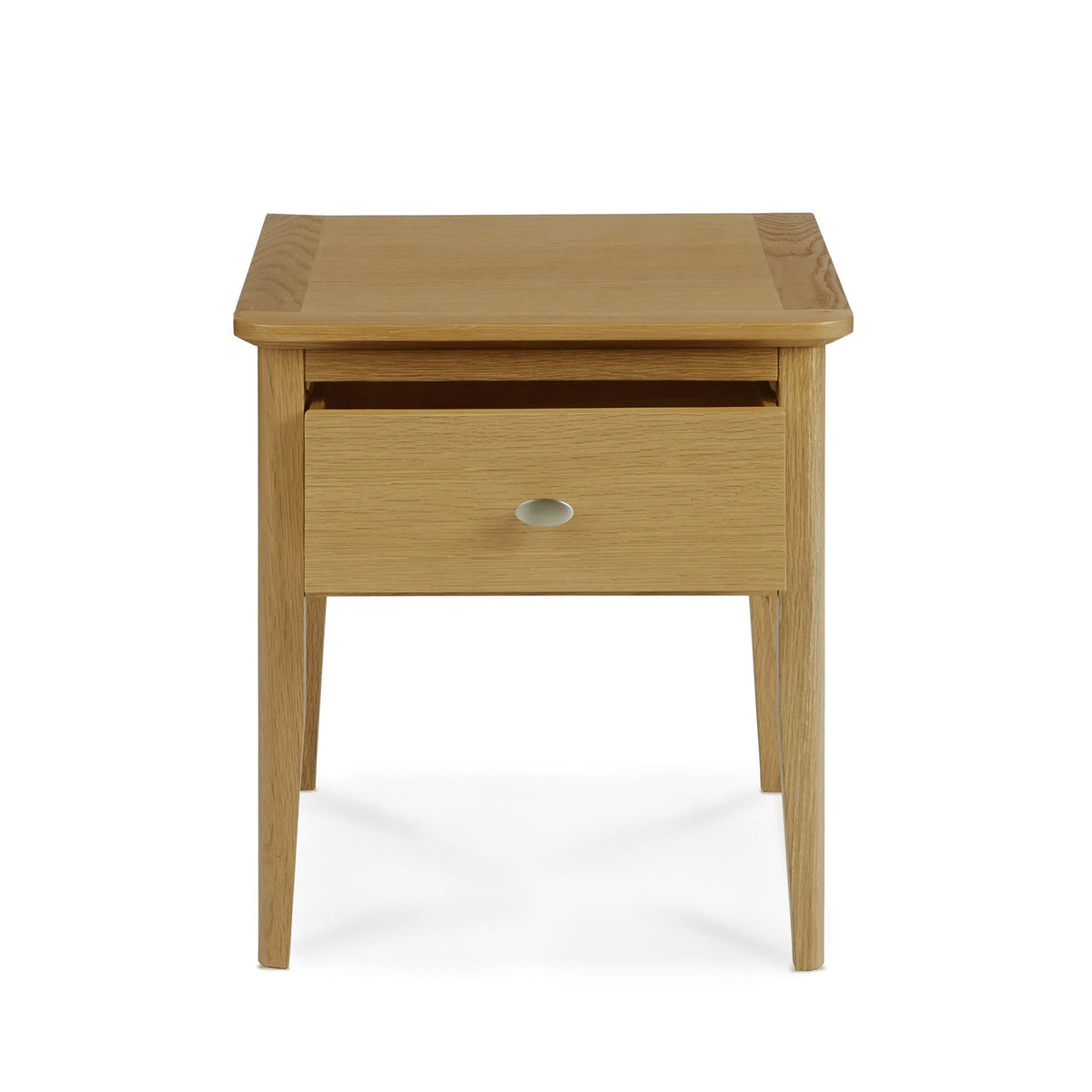 Alba Oak Lamp Table with Drawer