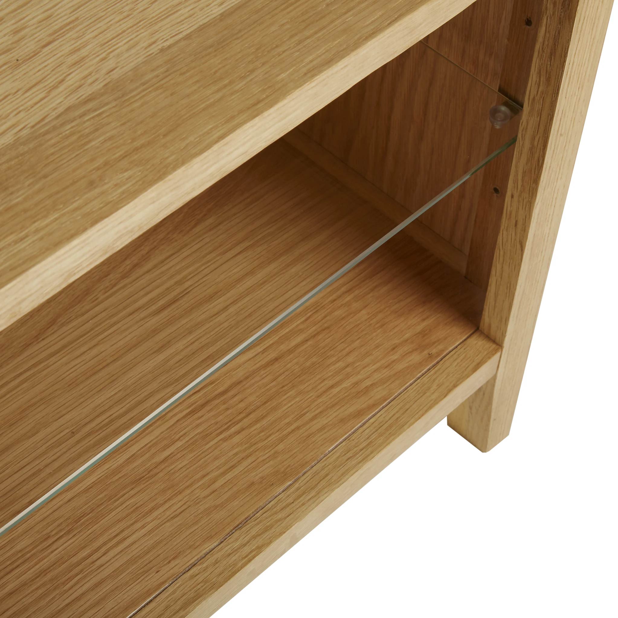 Oak veneer tv unit deals
