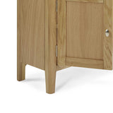 Alba Oak Mini Sideboard - Close up of feet