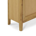 Alba Oak Small Sideboard - Close up of foot of sideboard