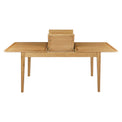 Alba Oak 150-200cm Extending Table - With extension section opening