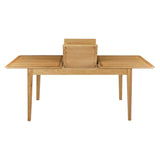 Alba Oak 150-200cm Extending Table - With extension section opening