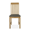 Alba Oak Slatted Dining Chair - Front view