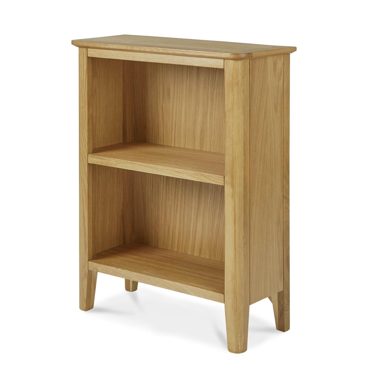 Alba Oak Small Bookcase - Side view