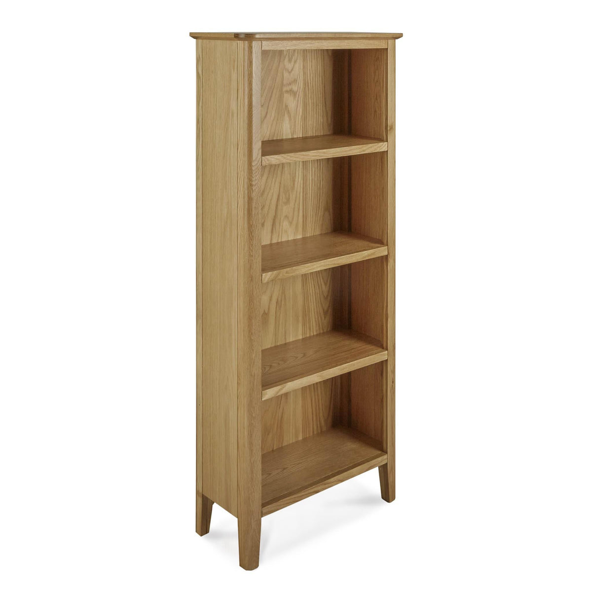 Alba Oak Slim Bookcase by Roseland Furniture