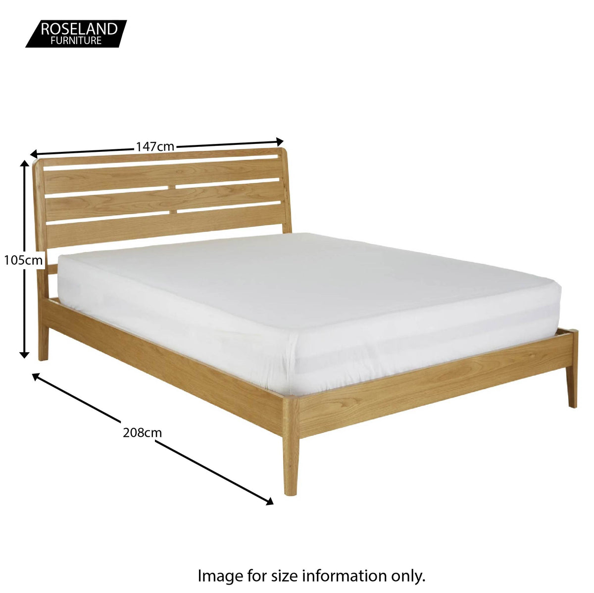 Alba Oak Bed Frame