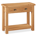 Sidmouth Oak Console Table by Roseland Furniture
