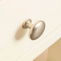 Farrow Cream lamp table unit drawer knob